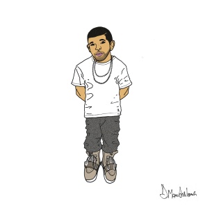 Drake in cartoon format